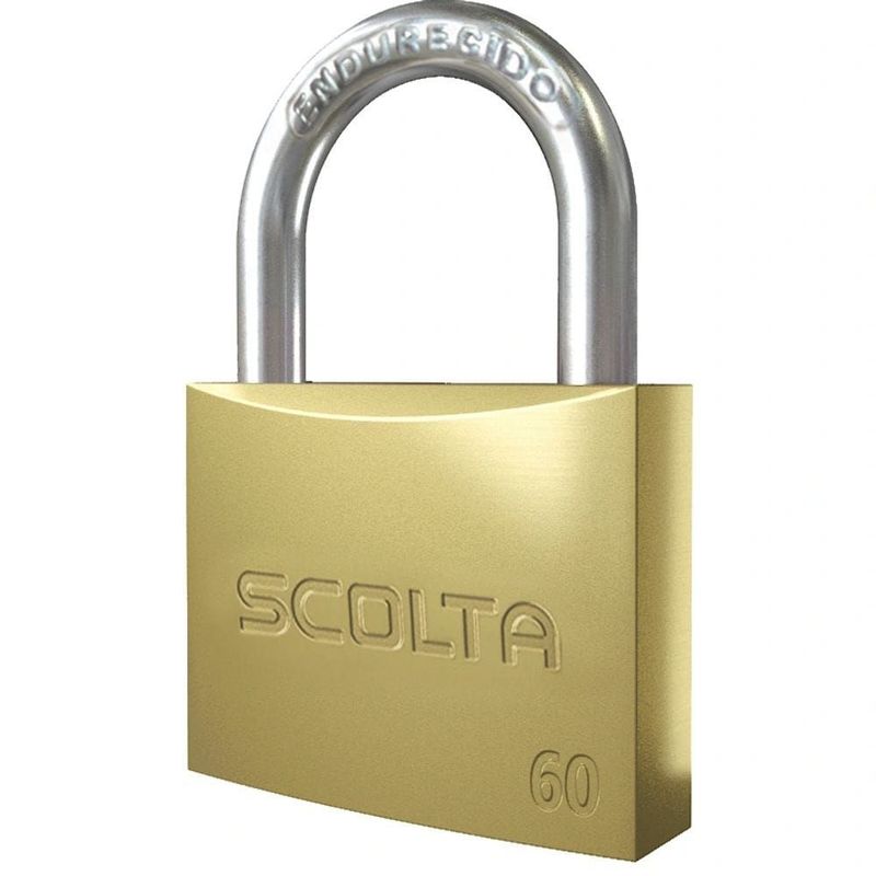 GENERICO - Candado Alta Seguridad de BRONCE 60mm SCOLTA