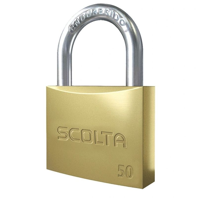 GENERICO - Candado Alta Seguridad de BRONCE 50mm SCOLTA