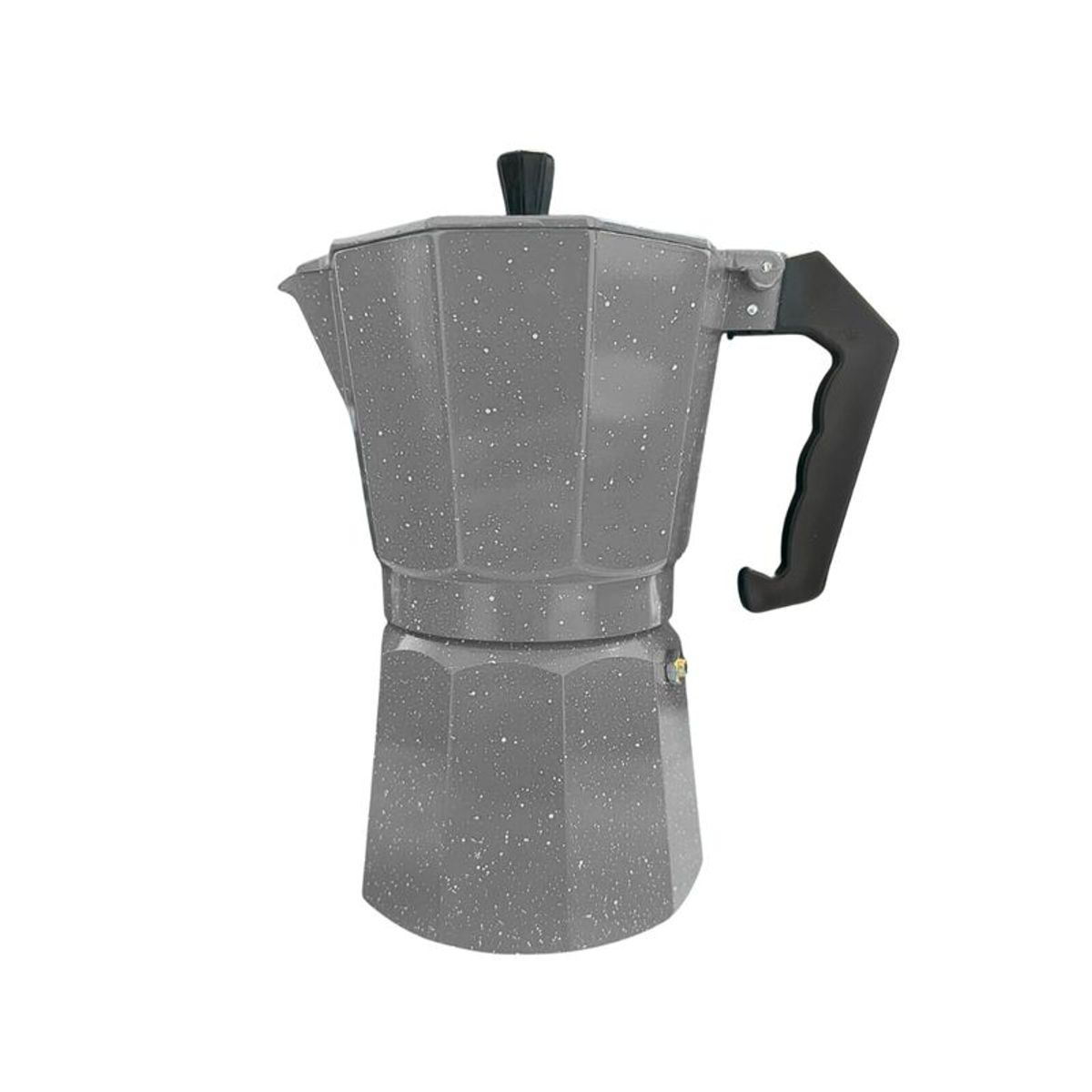 PENTHA - Cafetera Italiana Moka de 6 tazas Color Plomo de 300ml