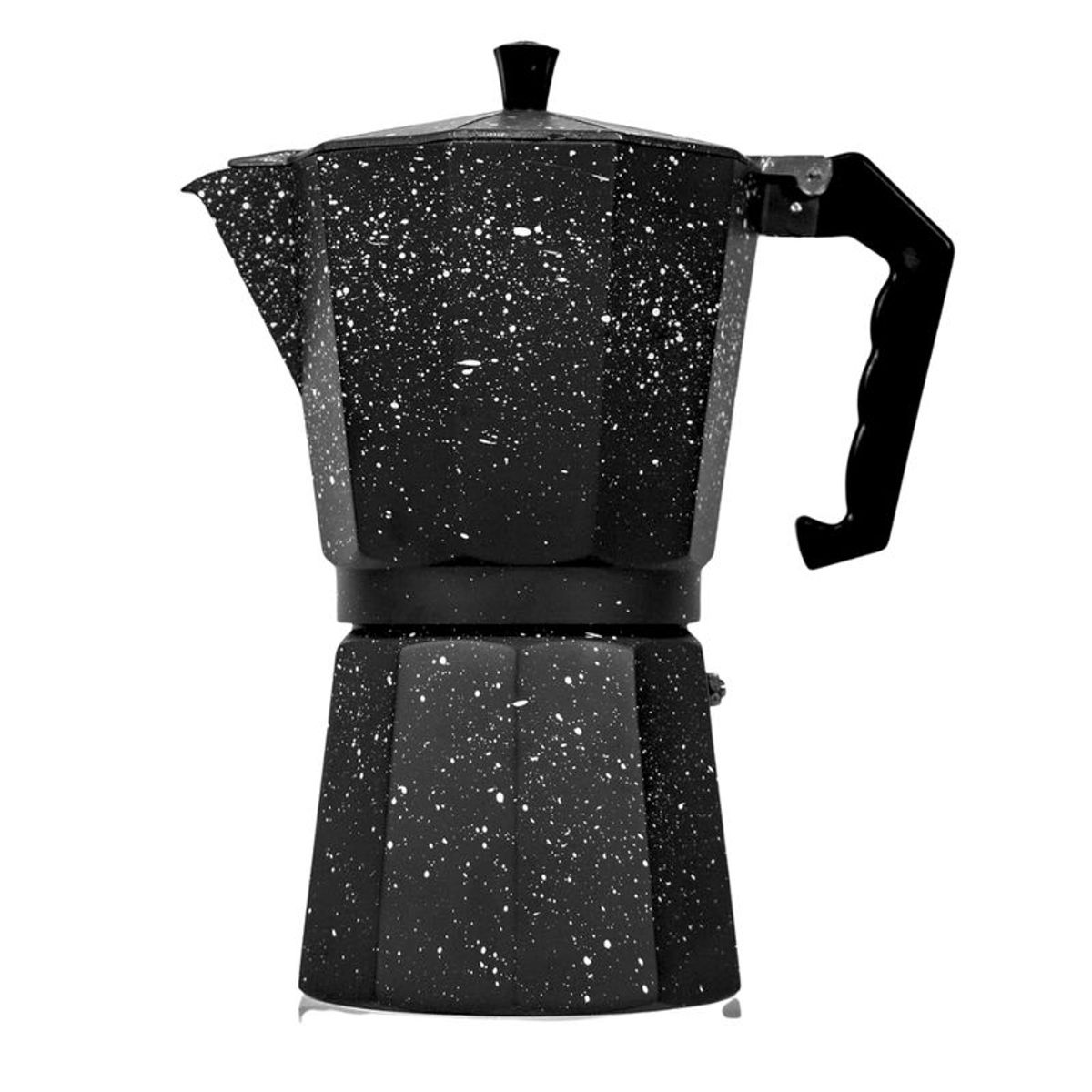 PENTHA - Cafetera Italiana Moka de 9 tazas Color Negro de 450 ml