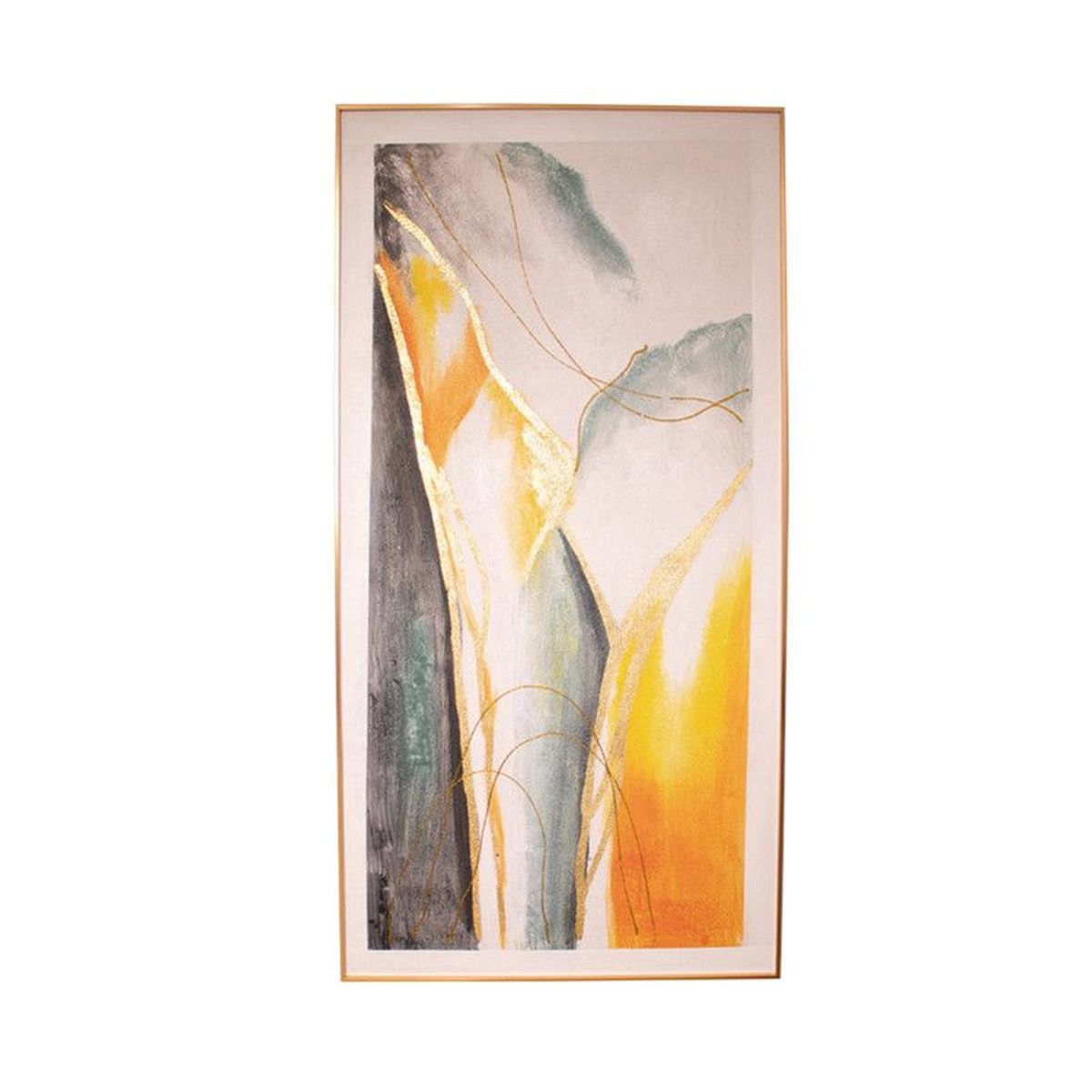 PANADECOR - Cuadro Abstracto Panadecor Con Bordes De Aluminio 140Cm