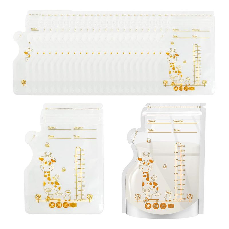 VATYERTY - 100 bolsas de almacenamiento de leche materna de 8 oz