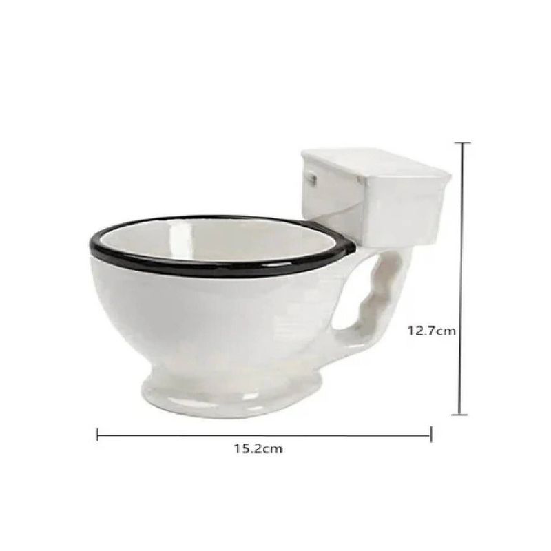 GENERICO - Taza Mug de inodoro - taza en forma de inodoro