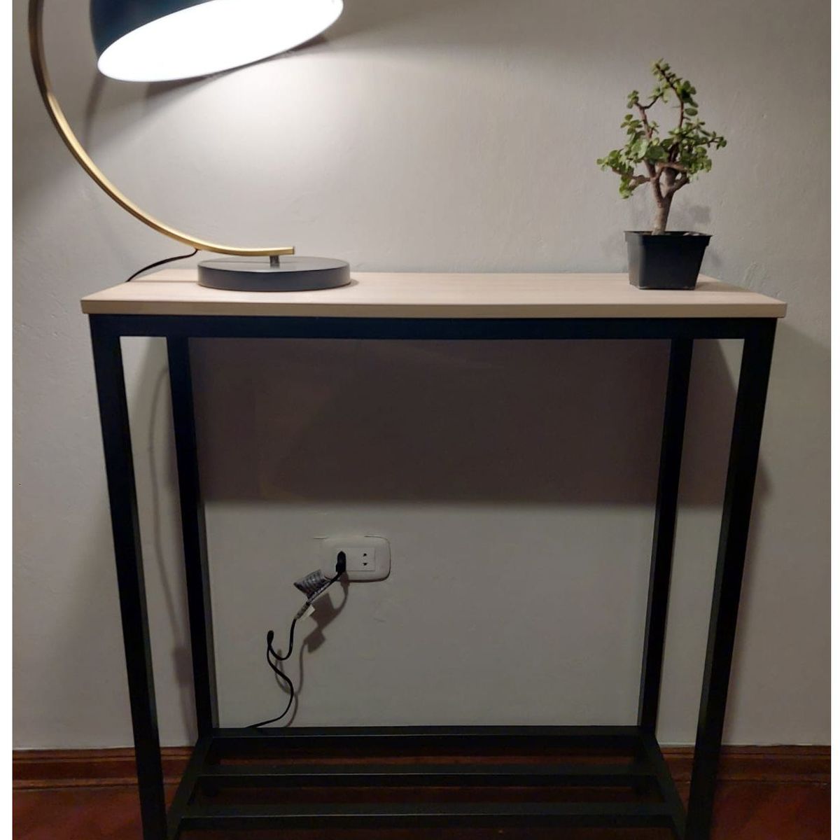 GENERICO - Recibidor color manzano de dos niveles 80x30x93 alt