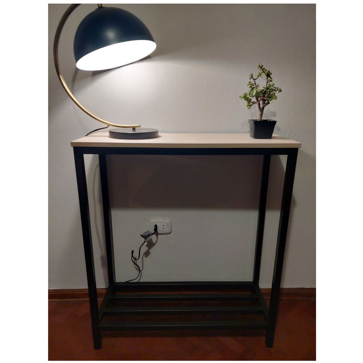 GENERICO - Recibidor color manzano de dos niveles 80x30x93 alt