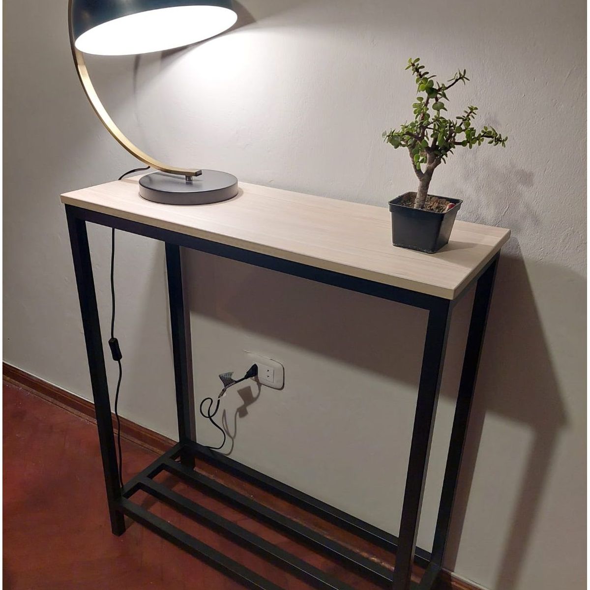 GENERICO - Recibidor color manzano de dos niveles 80x30x93 alt