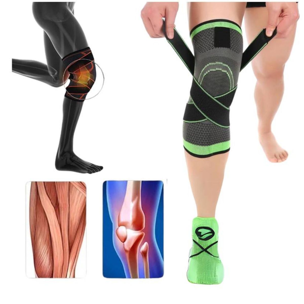 GENERICO - Rodillera Deportiva de Rehabilitación