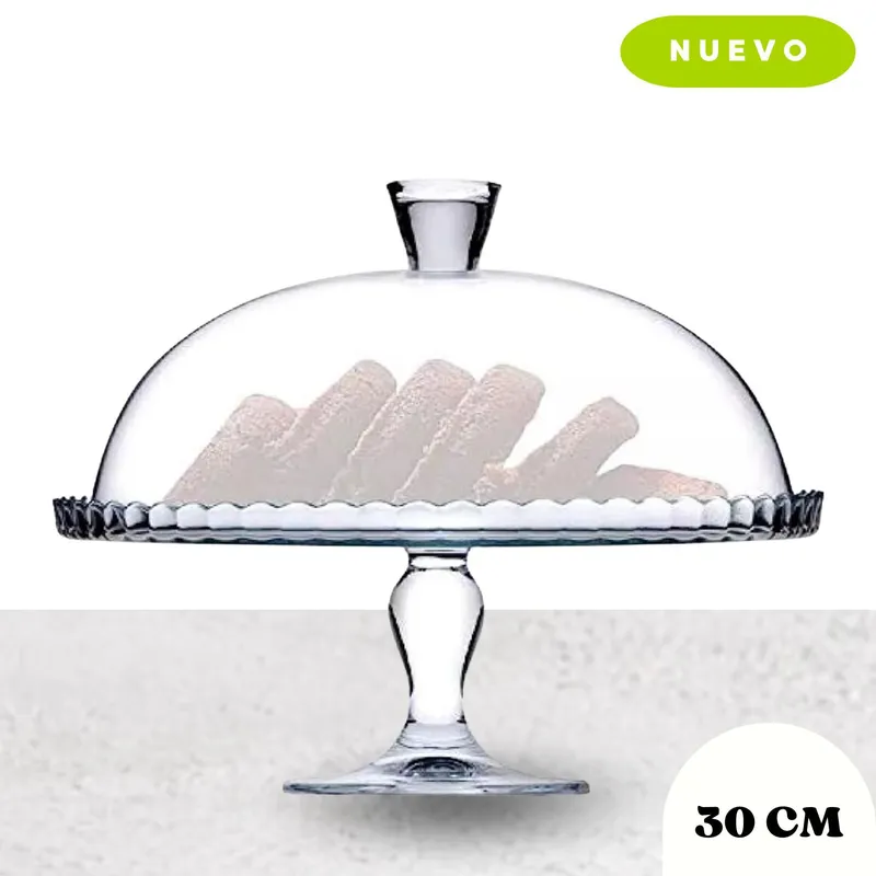 ICHIMATSU - PORTA TORTA DE ACRILICO 30CM