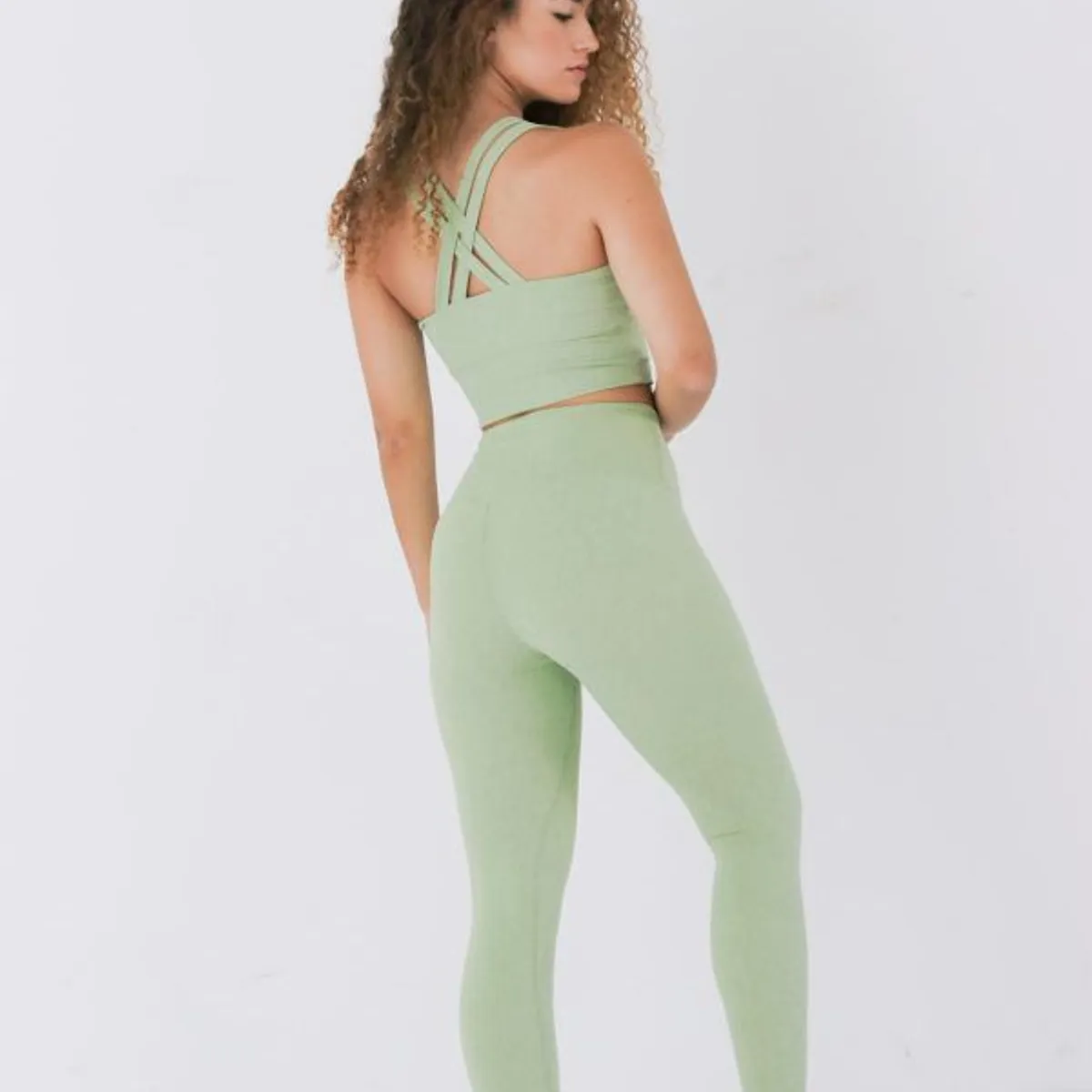 GENERICO - Leggins deportivas push up acanalado