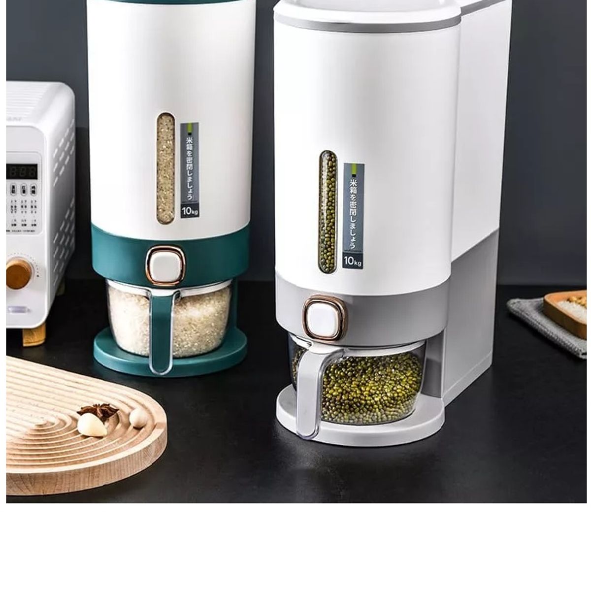 GENERICO - Dispensador de Arroz y Granos Capacidad 10 kg