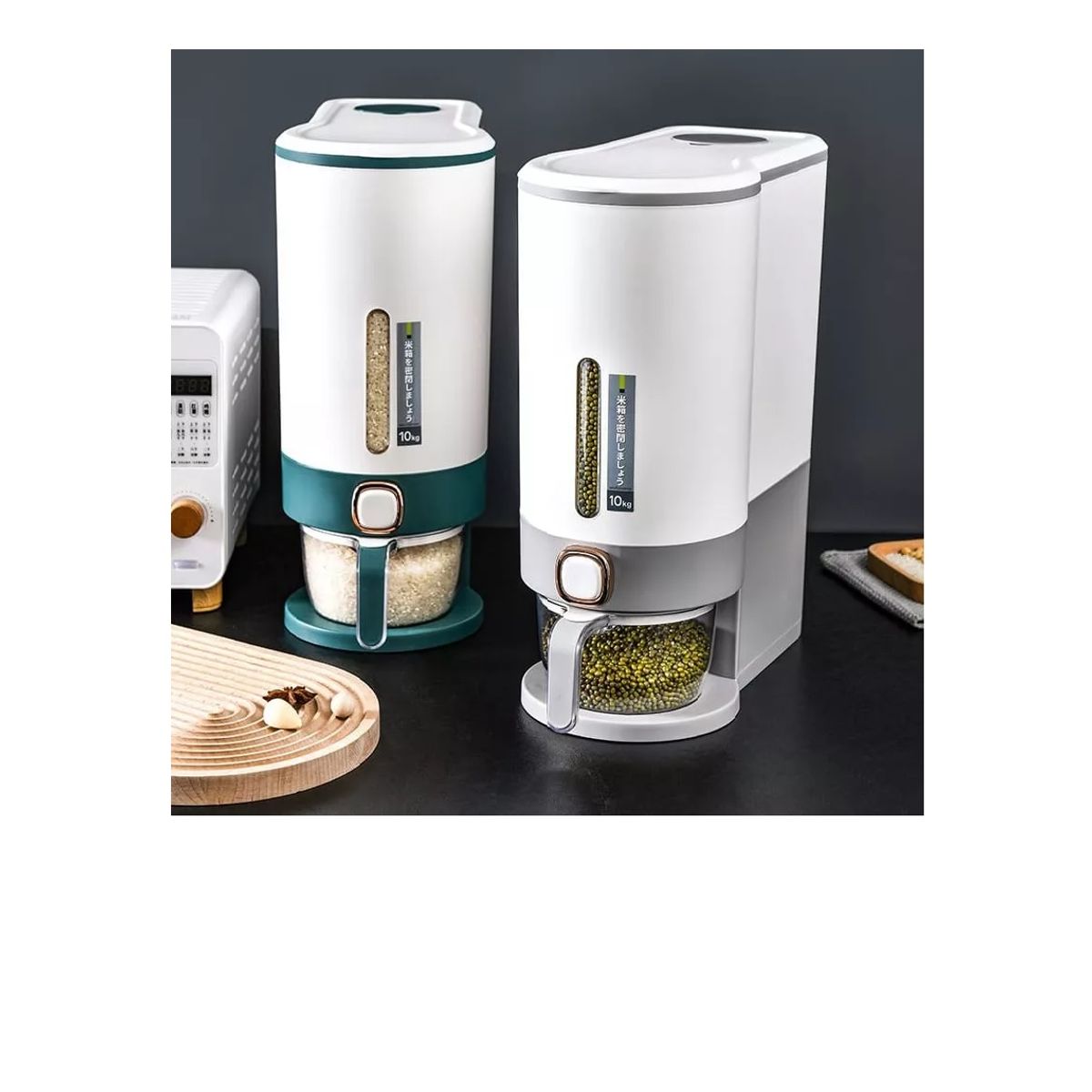 GENERICO - Dispensador de Arroz y Granos Capacidad 10 kg