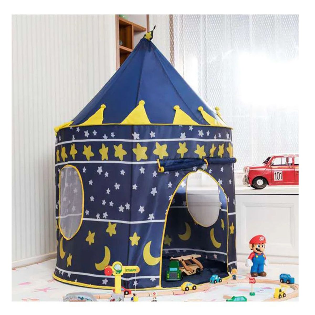 GENERICO - Carpa para niñas Castillo color Azul para niñas