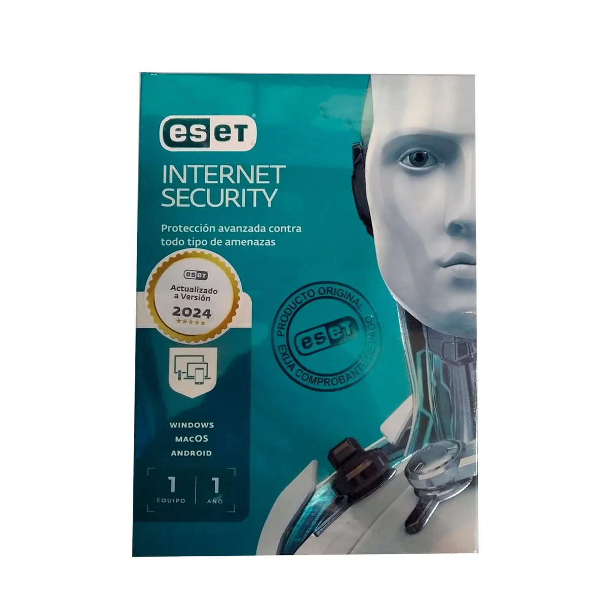 ESET - LICENCIA ESET INTERNET SECURITY 2024, 1 EQUIPO, 1 AÑO - P/N: S11030164