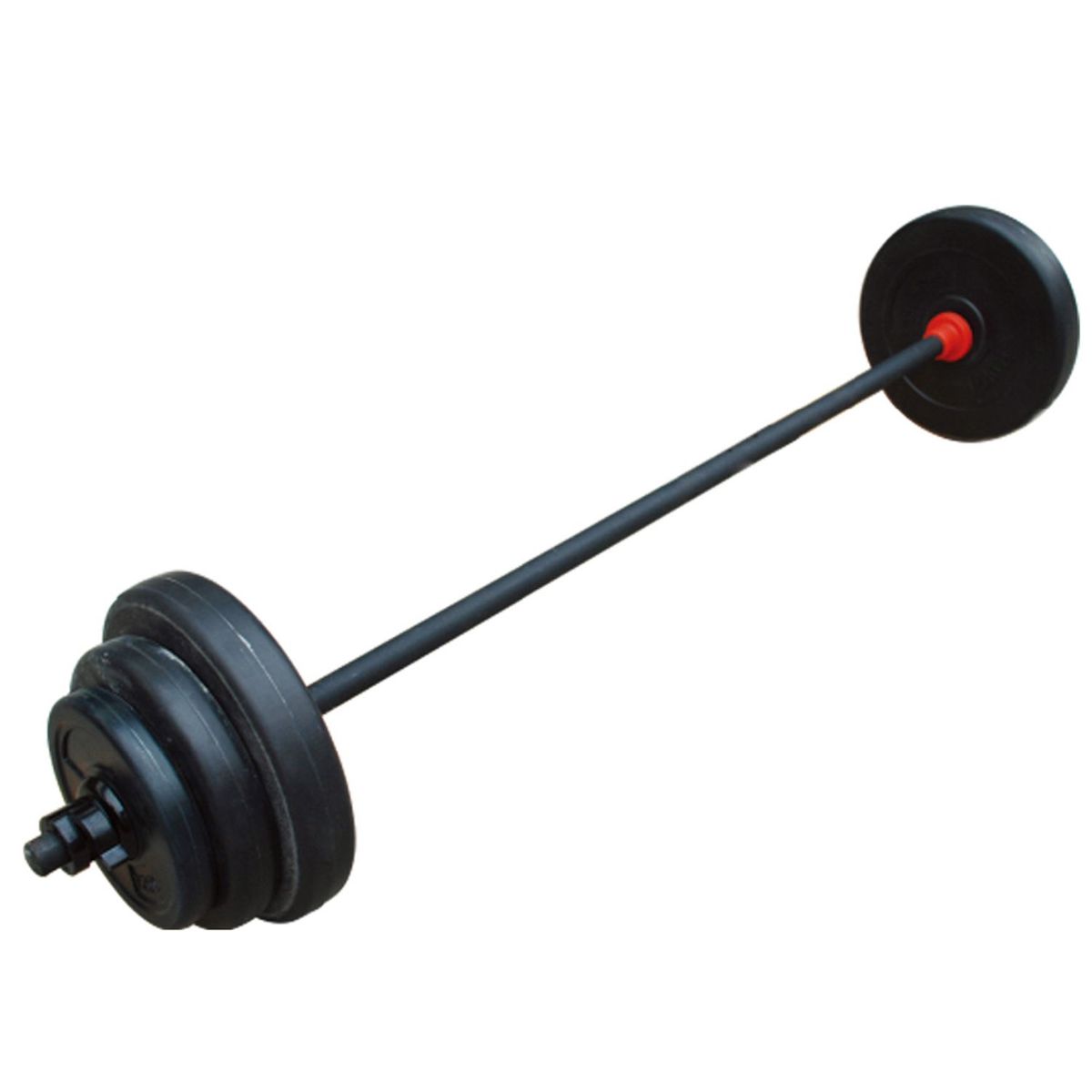 ATLETIS - Set Pesas 20 kg Barra 12 Mts + Discos De Cemento Atletis