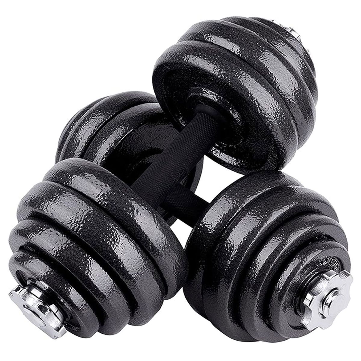 ATLETIS - Set Mancuernas  Metal 20 Kilos Atletis