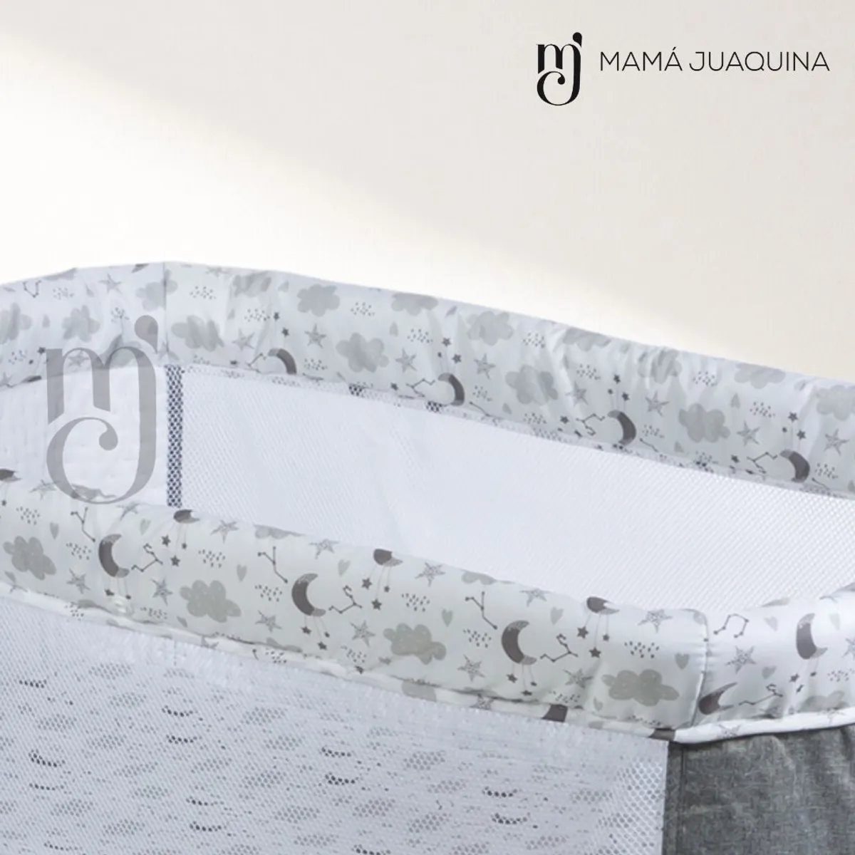 EBABY - Cuna de Lujo «DUVALL» con Control Remoto Gray