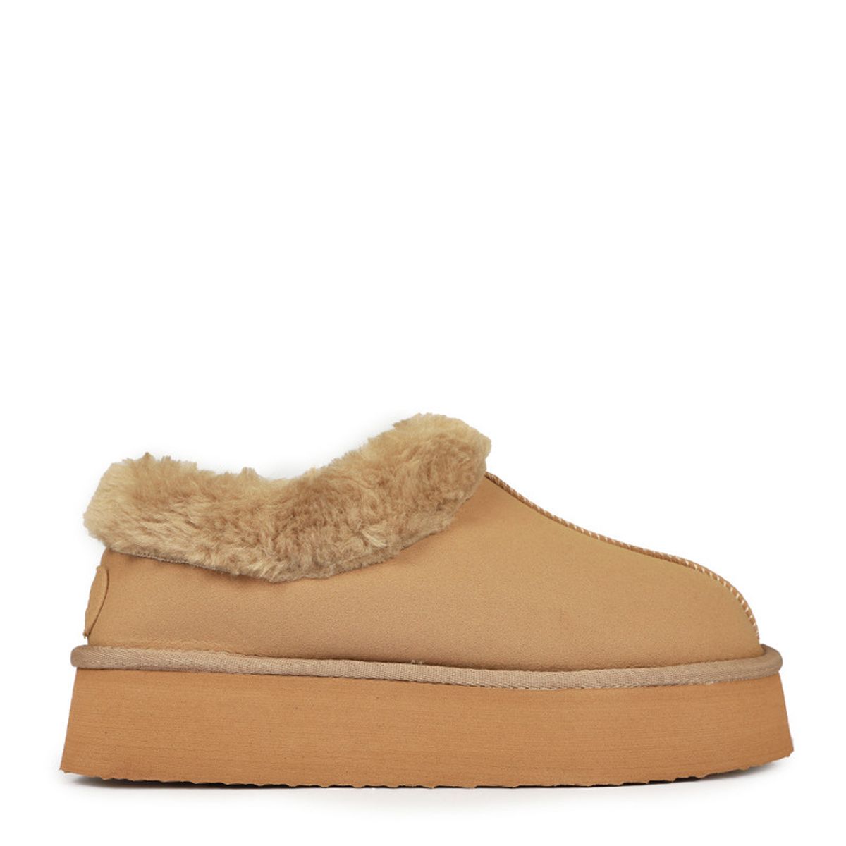 BATA - Pantuflas Babuchas Bata Silvia Beige Mujer