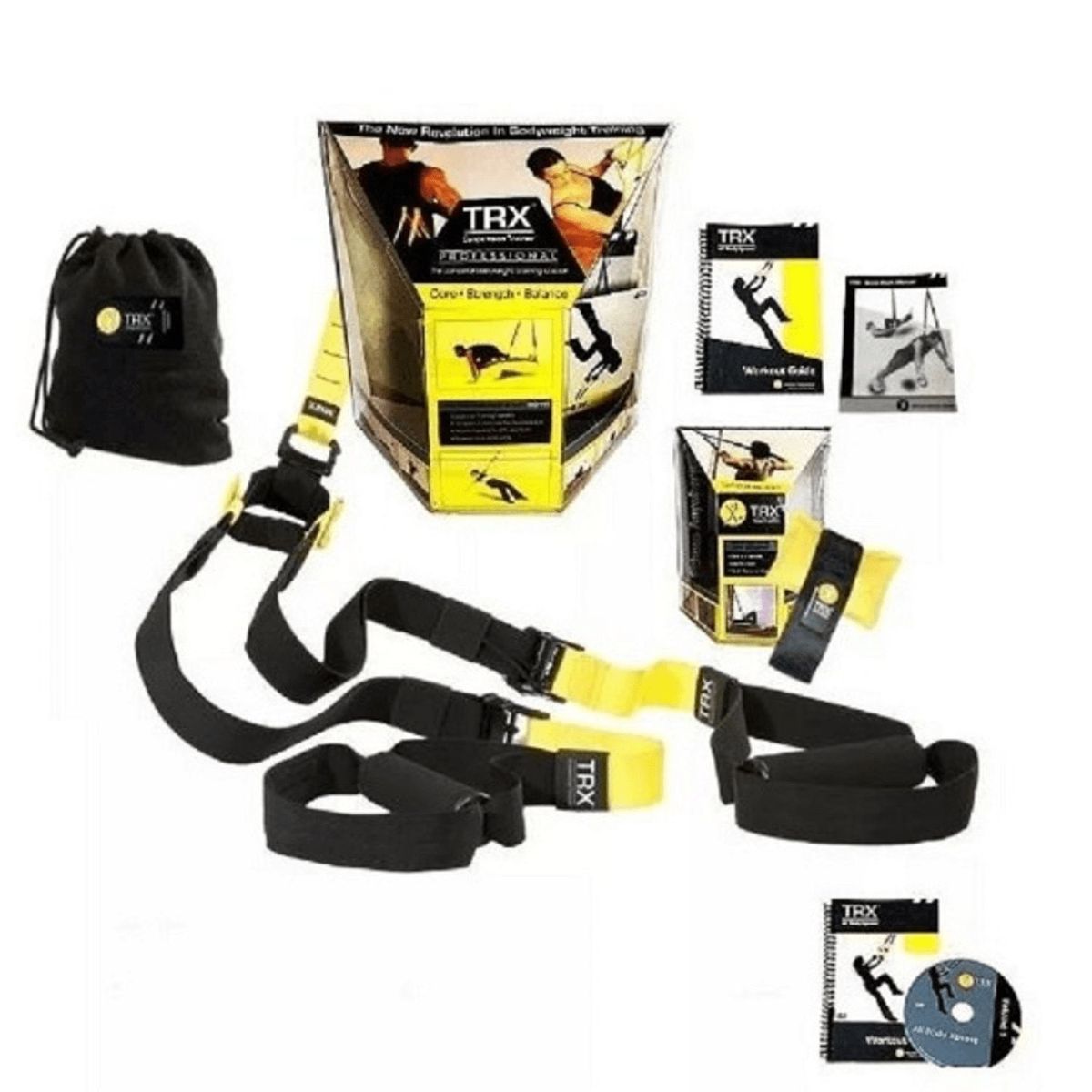 ALPHA GYM - Kit Profesional TRX Bandas de Suspension Funcional Crossfit