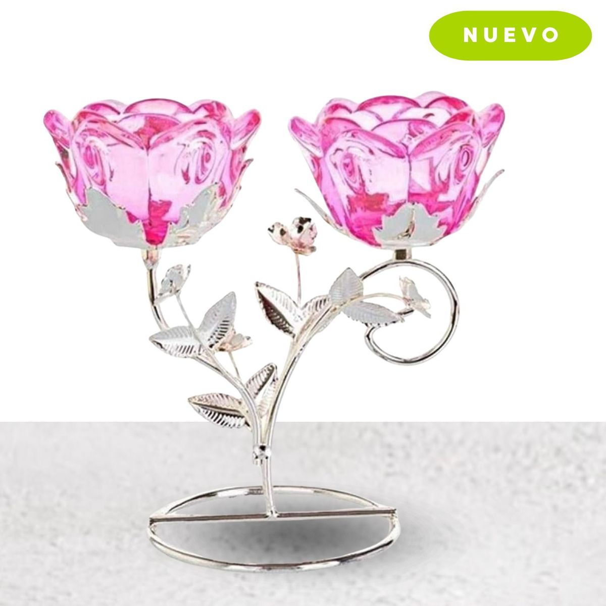 GENERICO - PORTA VELAS DE MESA DE COLOR