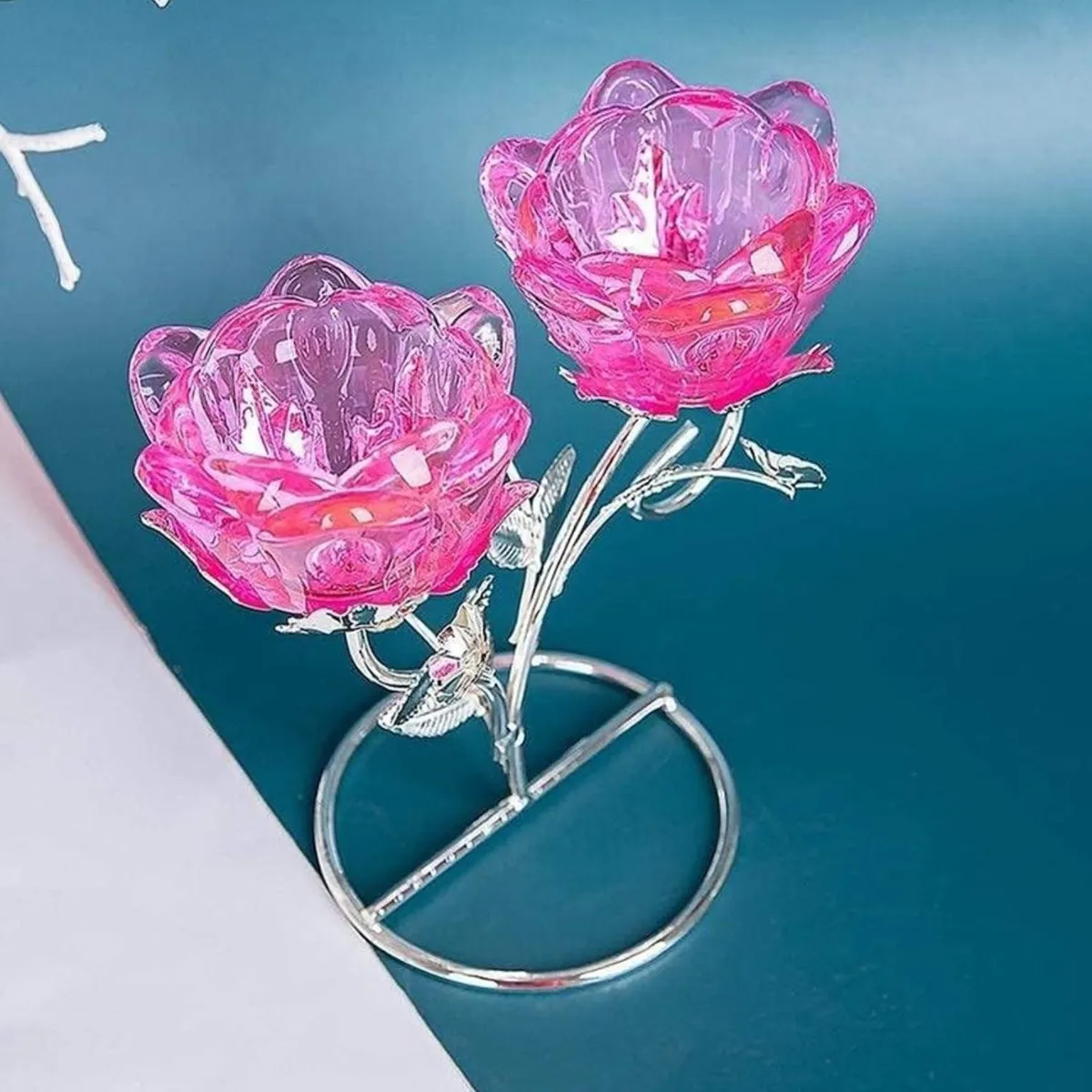 GENERICO - PORTA VELAS DE MESA DE COLOR