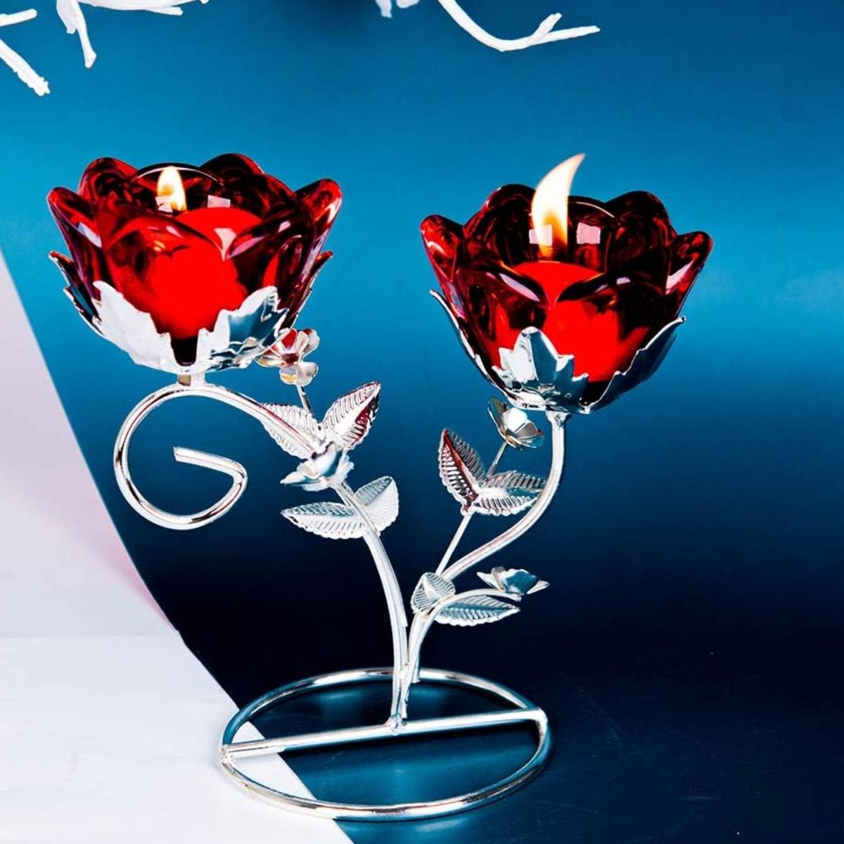 GENERICO - PORTA VELAS DE MESA DE COLOR