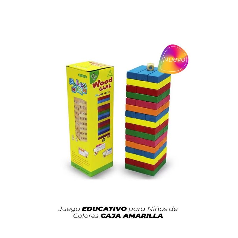 GENERICO - Juego Educativo para Niños Colorido caja Amarilla