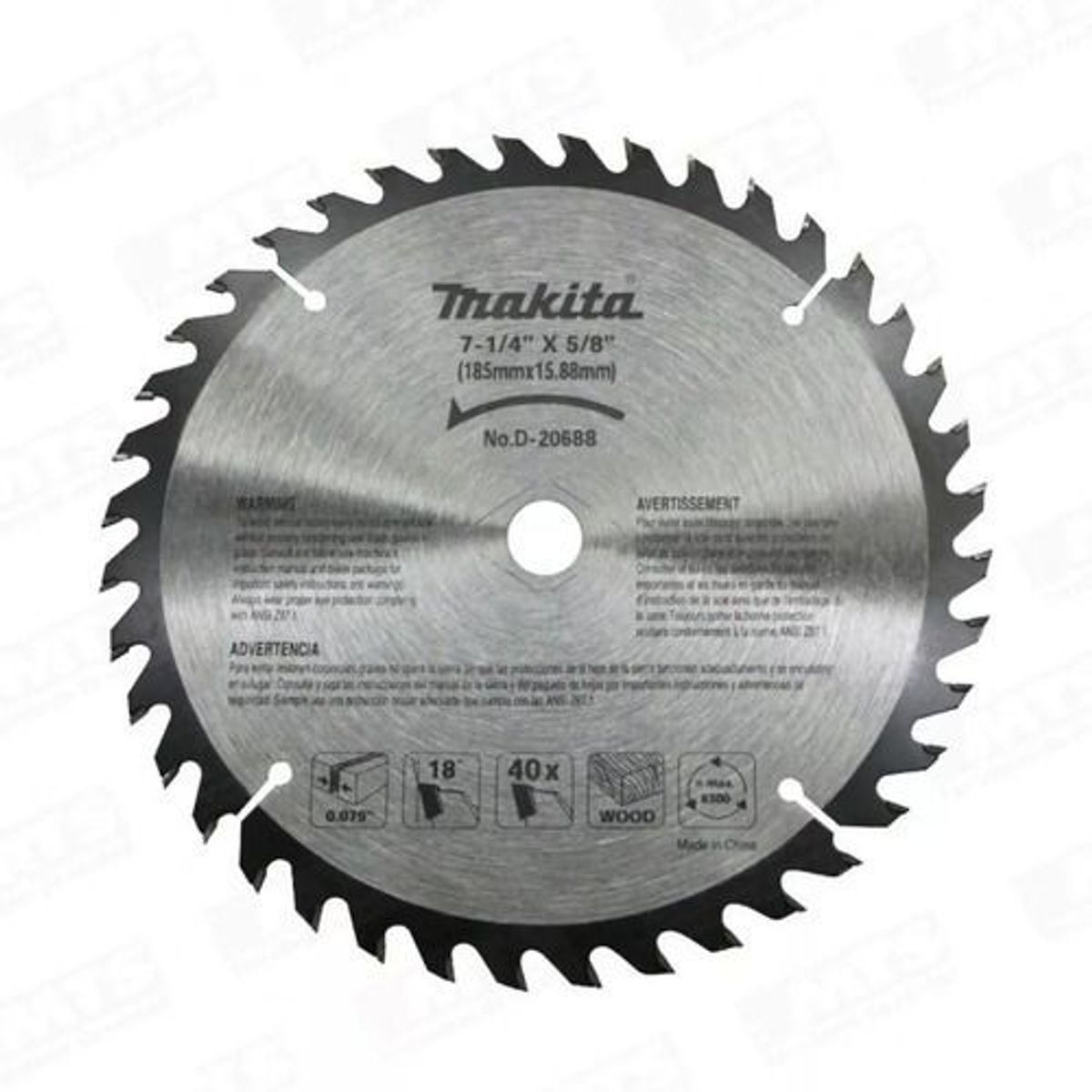 MAKITA - Disco Sierra para Madera 40 Dientes 7
