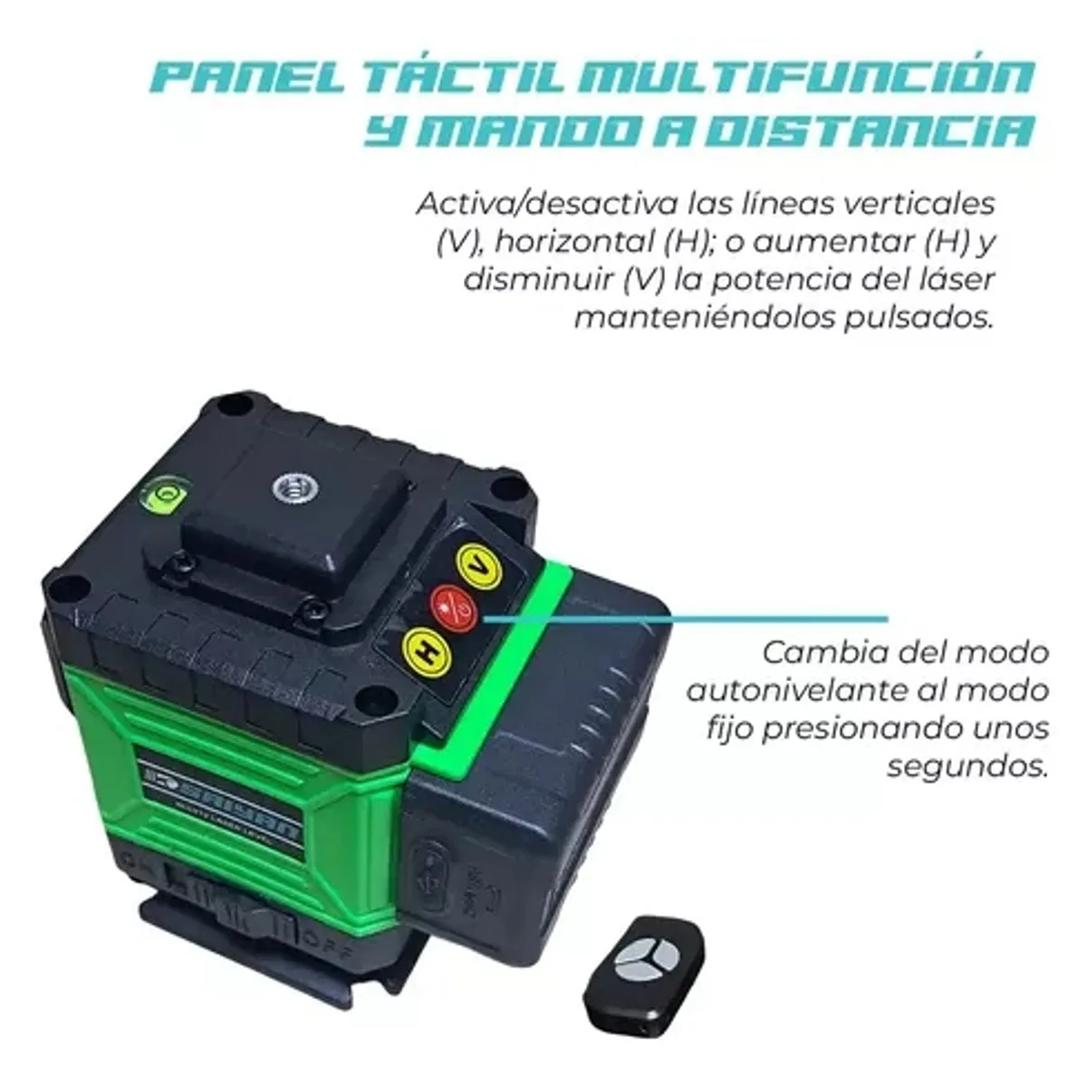 SAIYAN - Nivel Láser Verde 12 Líneas con Trípode SAIYAN Nllv12