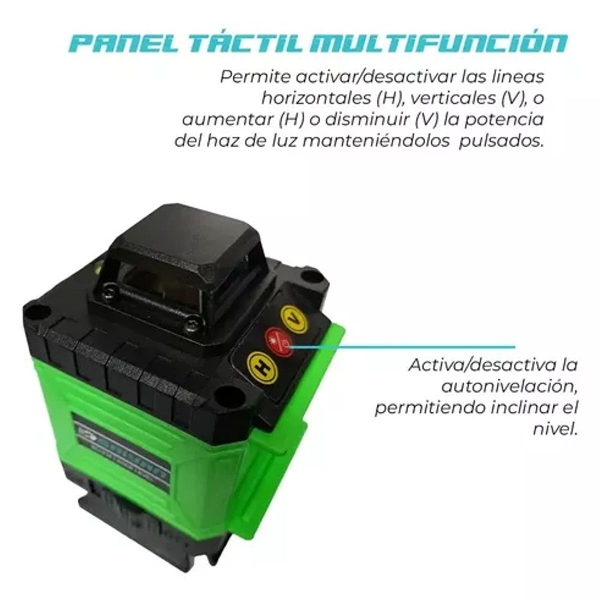 SAIYAN - Nivel Láser 16 Líneas Verde Autonivelante + Trípode SAIYAN Nllv16