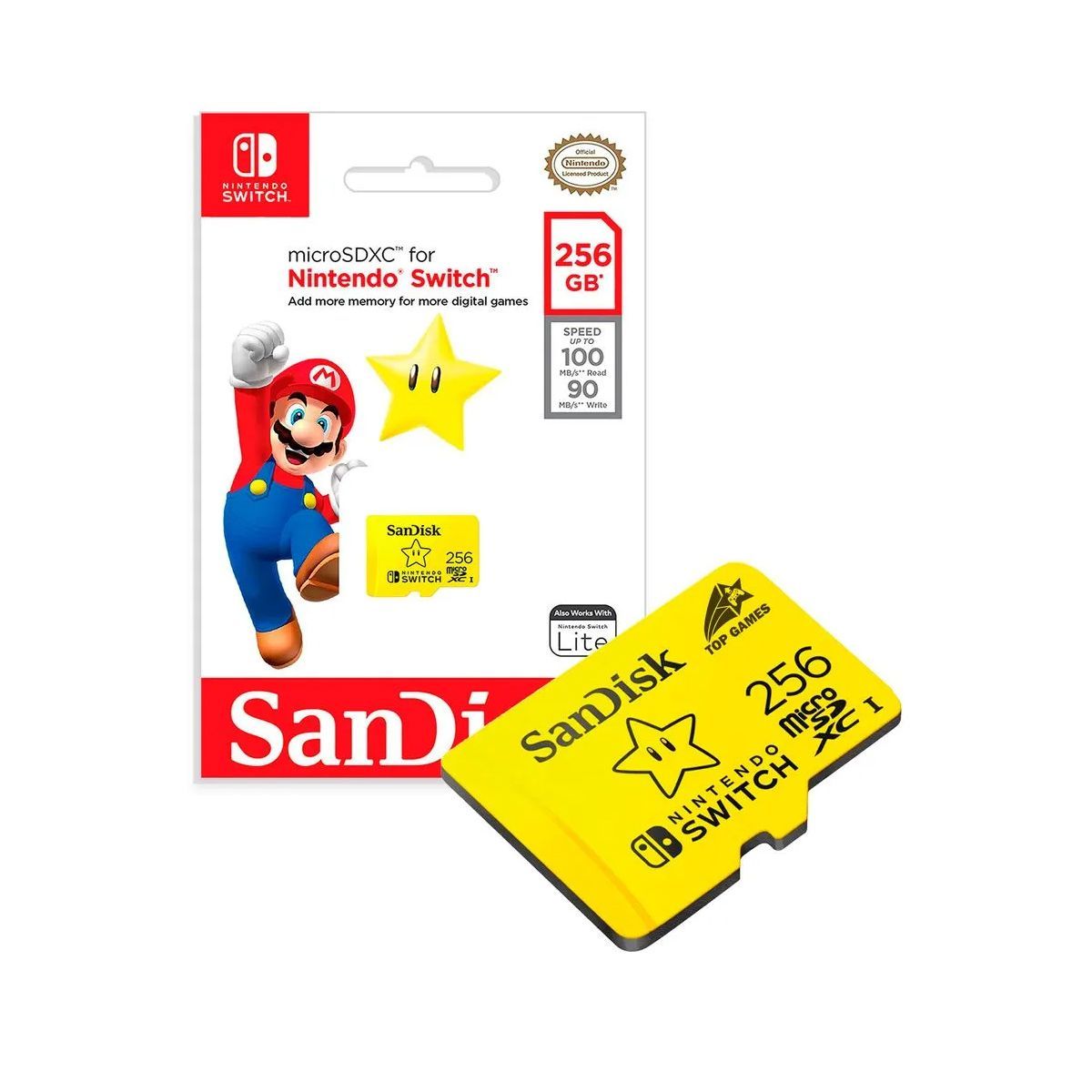 NINTENDO - Memoria Micro SD 256GB Nintendo Switch