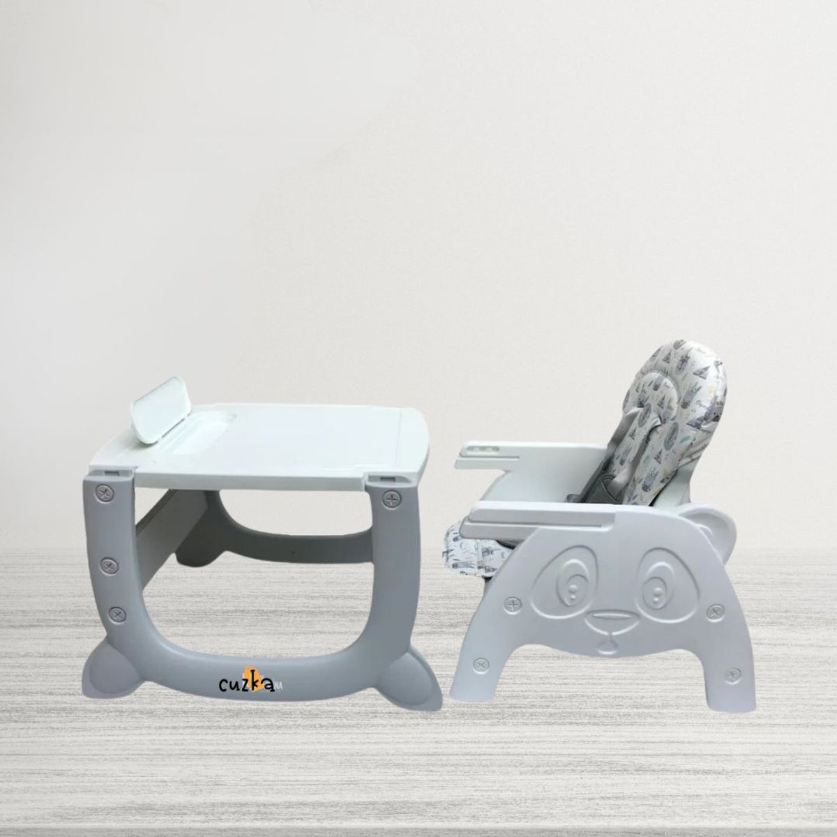 VOYAGE - Silla de Comer Escritorio «PANDA PRO» Gray
