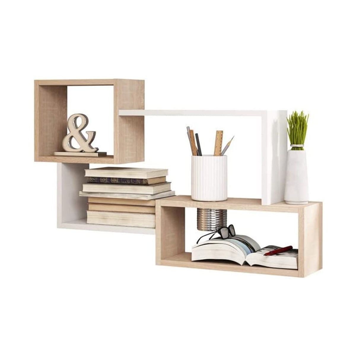 GENERICO - Repisa Armado Cave Bicolor - Petrox Home