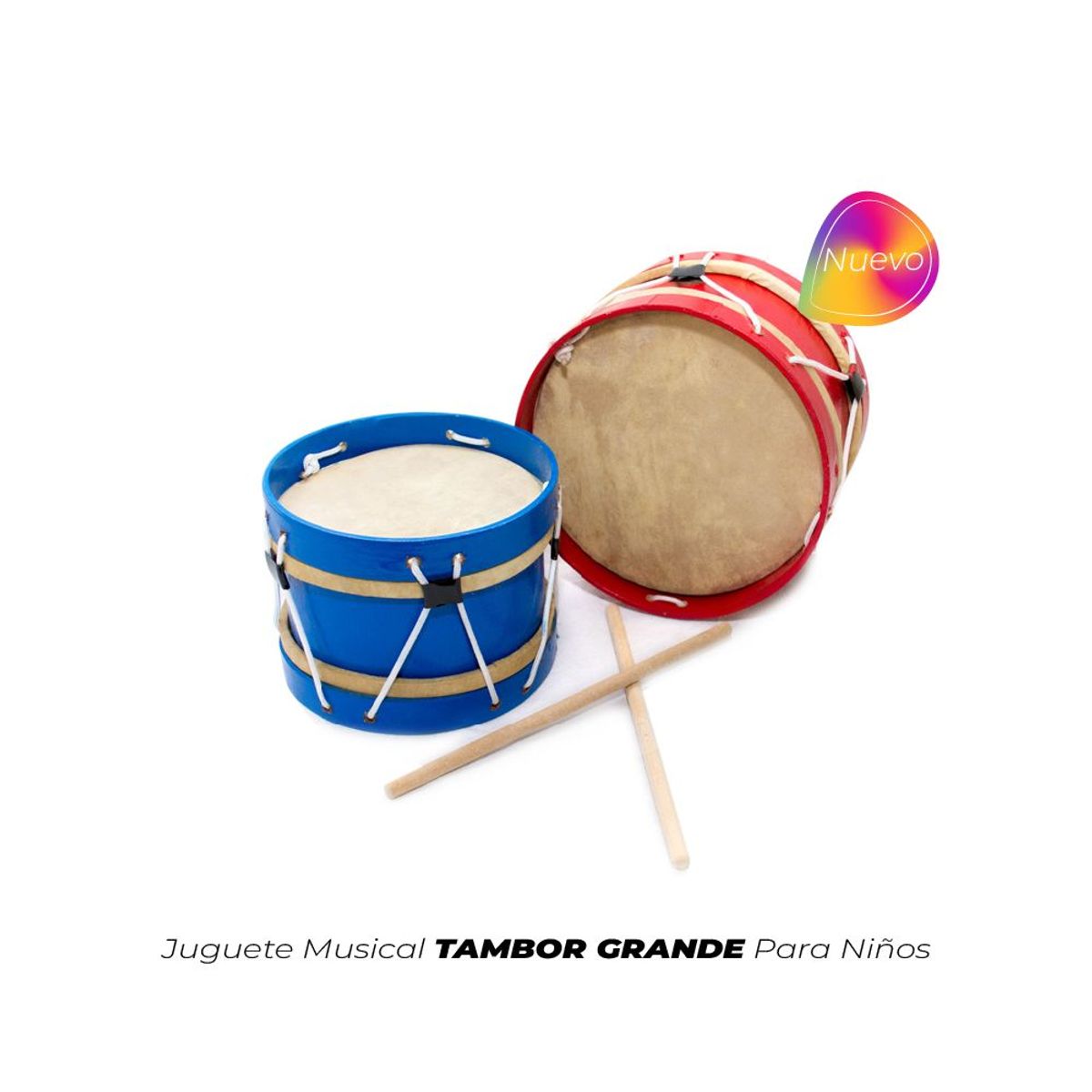 GENERICO - Juguete Musical Tambor Grande para Niños