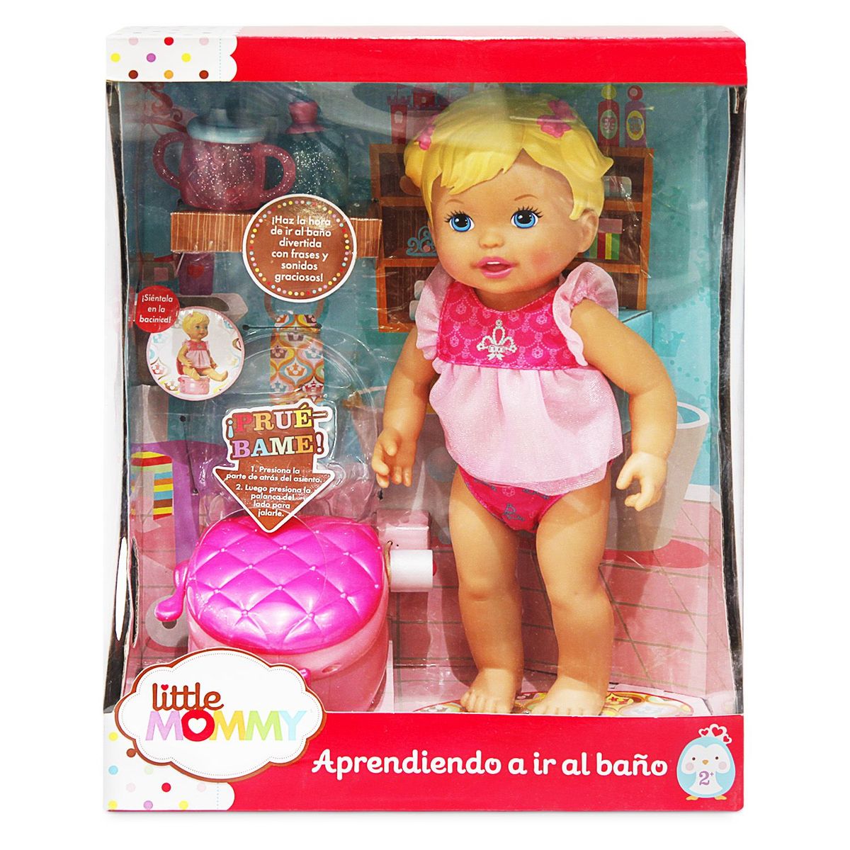 LITTLE MOMMY - Muñeca Little Mommy Aprendiendo a Ir al Baño