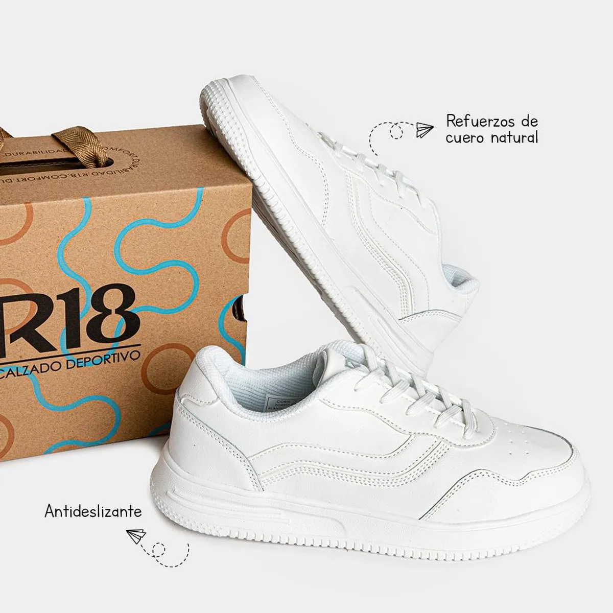 R18 - Zapatillas Deportivas R18 Junior R18-Qy026