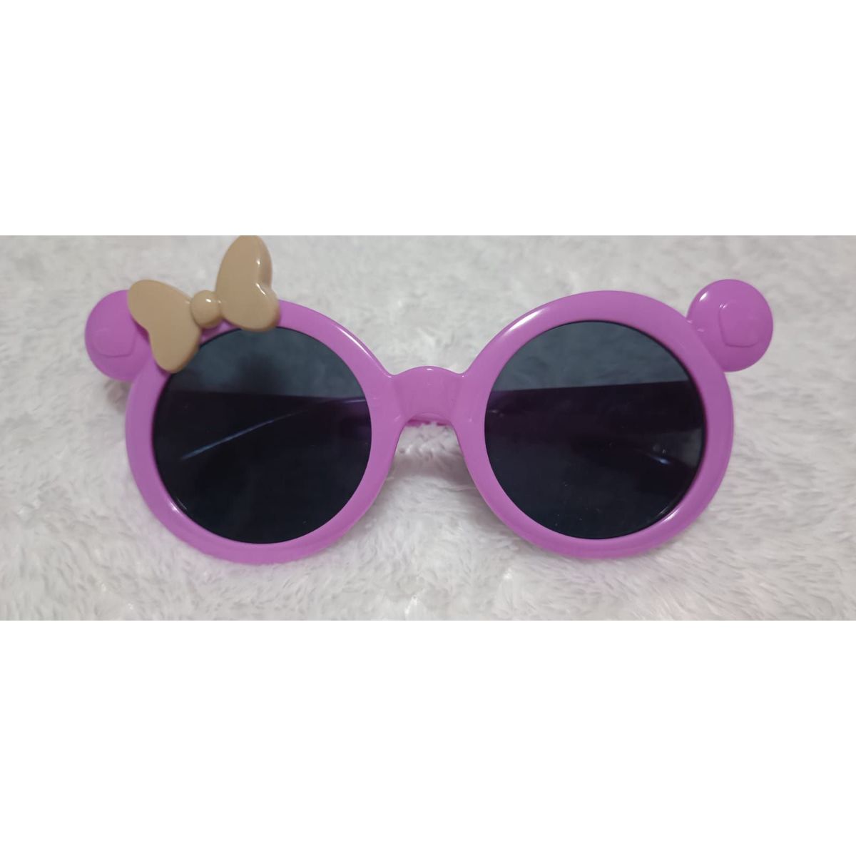 GENERICO - Gafas de sol para Niñas con Orejas de Oso y Lazo