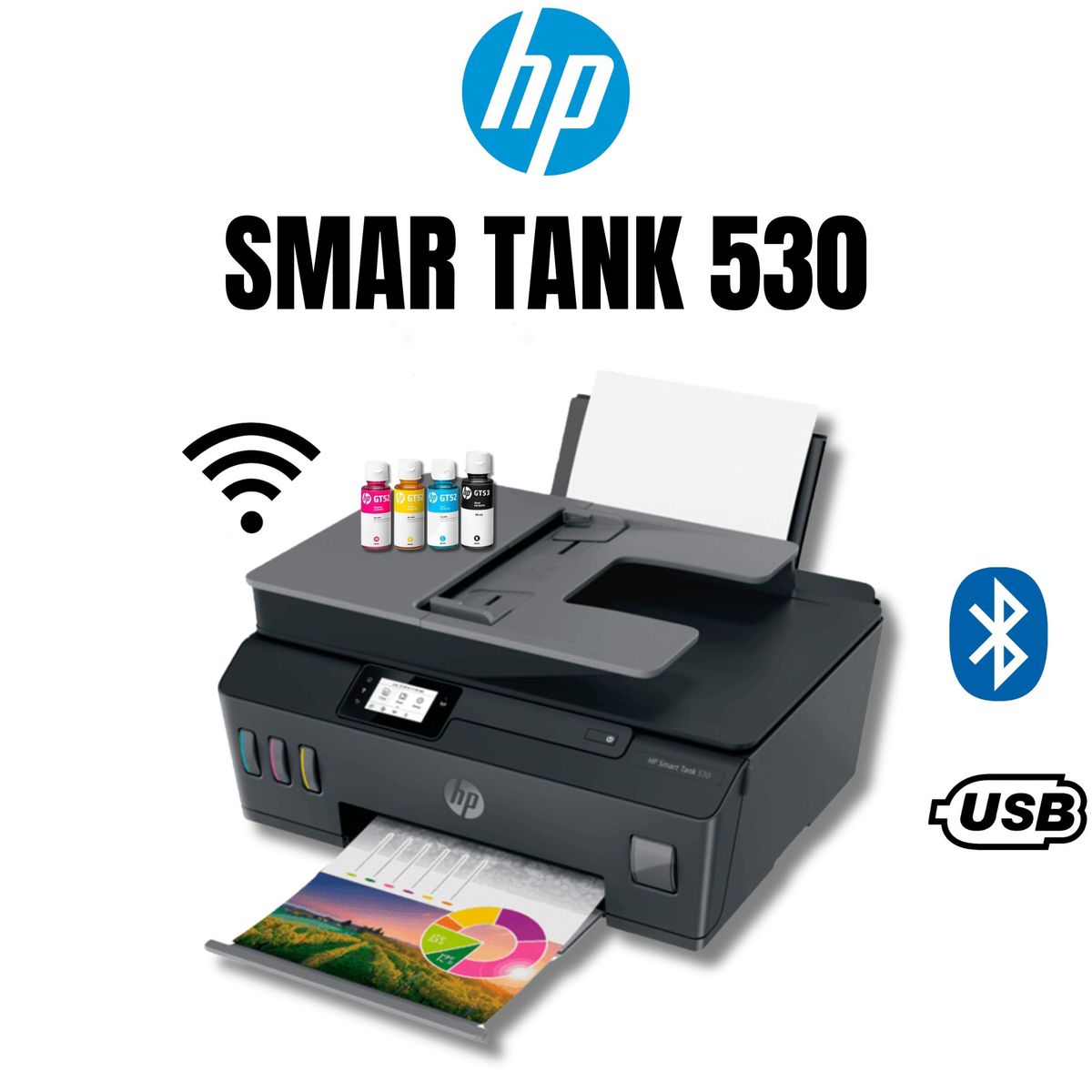 HP - IMPRESORA MULTIFUNCIONAL HP SMART TANK 530