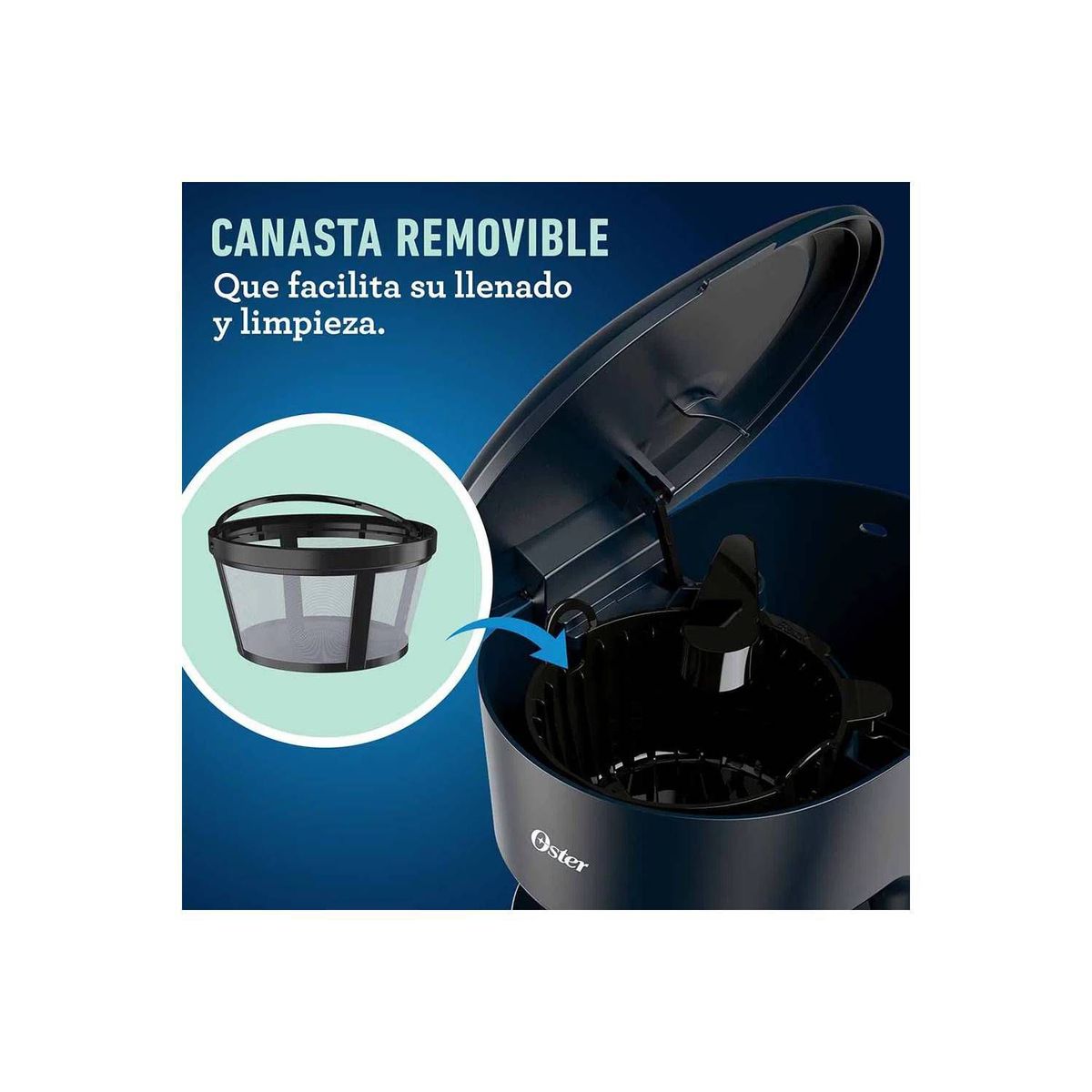 OSTER - Cafetera Oster BVSTDCS12B 12 taza