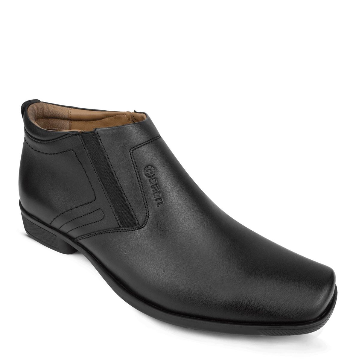 HAWERL - Zapato Botín Vestir Hombre H323 Negro