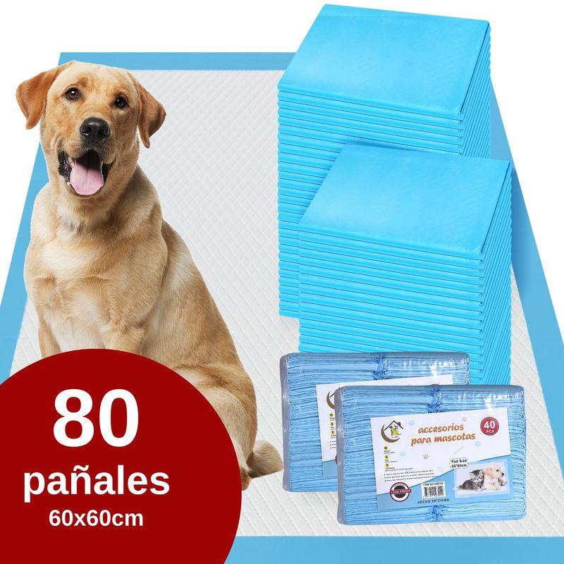 GENERICO - Pañales de Entrenamiento - 80 Unidades de 60x60cm