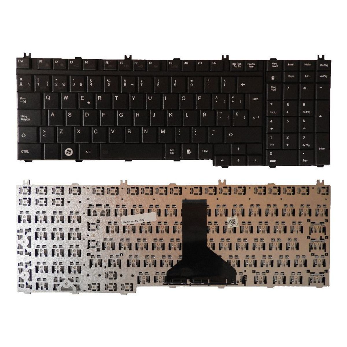 GENERICO - TECLADO PARA LAPTOP TOSHIBA L505 L505D A500 355 L500 A500 A505
