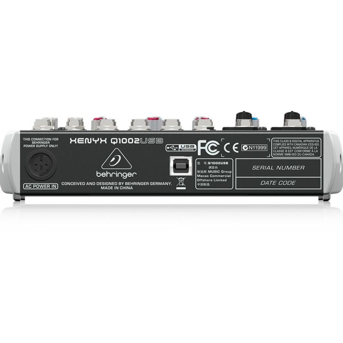 BEHRINGER - Mezclador Analoga Profesional Behringer Xenyx Q1002USB