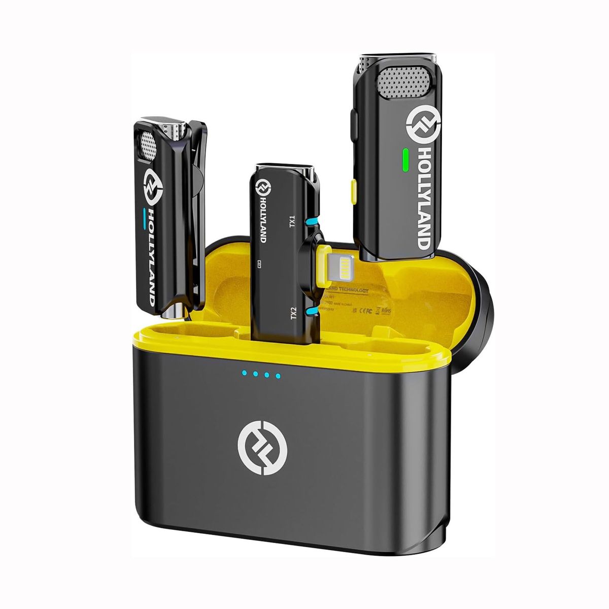 GENERICO - Hollyland Lark C1 Micrófono Inalámbrico 24Ghz Doble Lightning