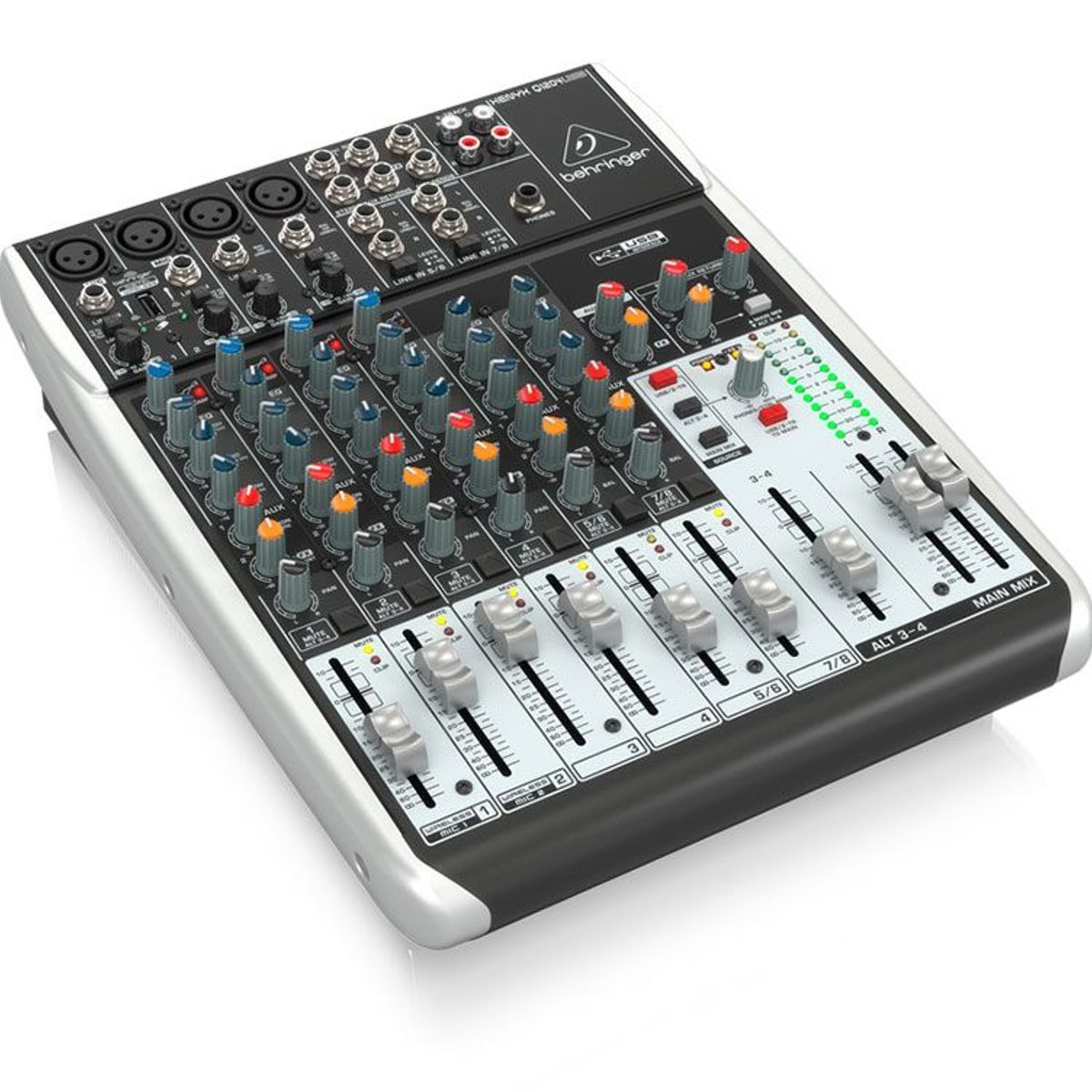 BEHRINGER - Mezclador Analoga Profesional Behringer Xenyx Q1204USB