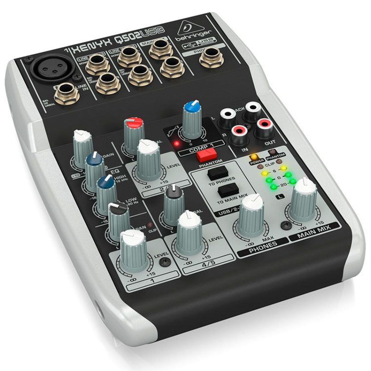 BEHRINGER - Mezclador Analoga Profesional Behringer Xenyx Q502USB