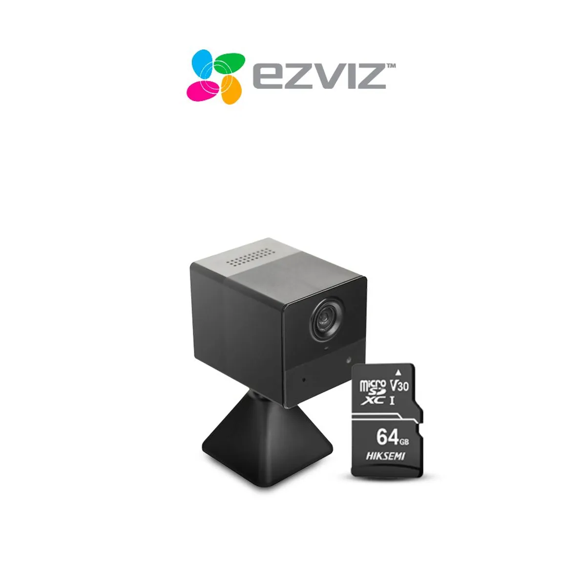 EZVIZ - Cámara de seguridad Full HD BC2  wifi con bateria + SD 64 GB - Ezviz