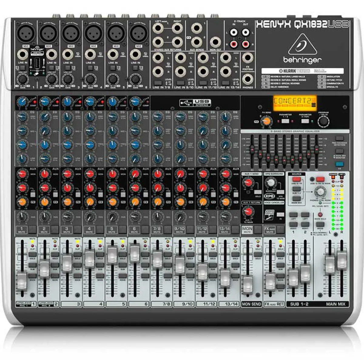 BEHRINGER - Mezclador Behringer Xenyx QX1832USB