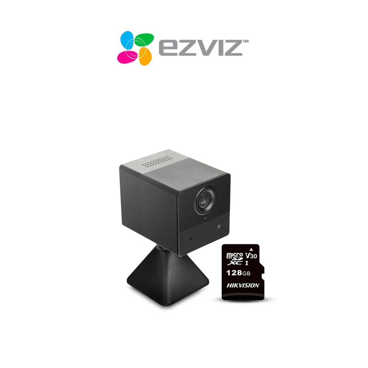 EZVIZ - Cámara de seguridad Full HD BC2 wifi con bateria + SD 128 GB - Ezviz