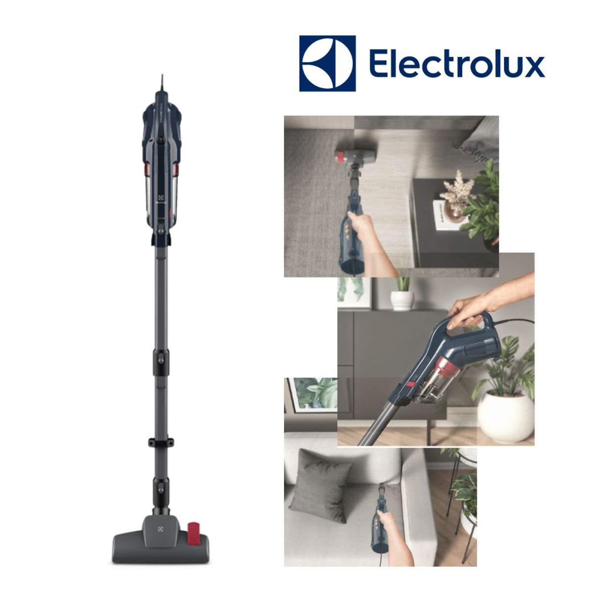ELECTROLUX - Aspiradora Vertical 1300w con Sistema Cyclone Power PTE10