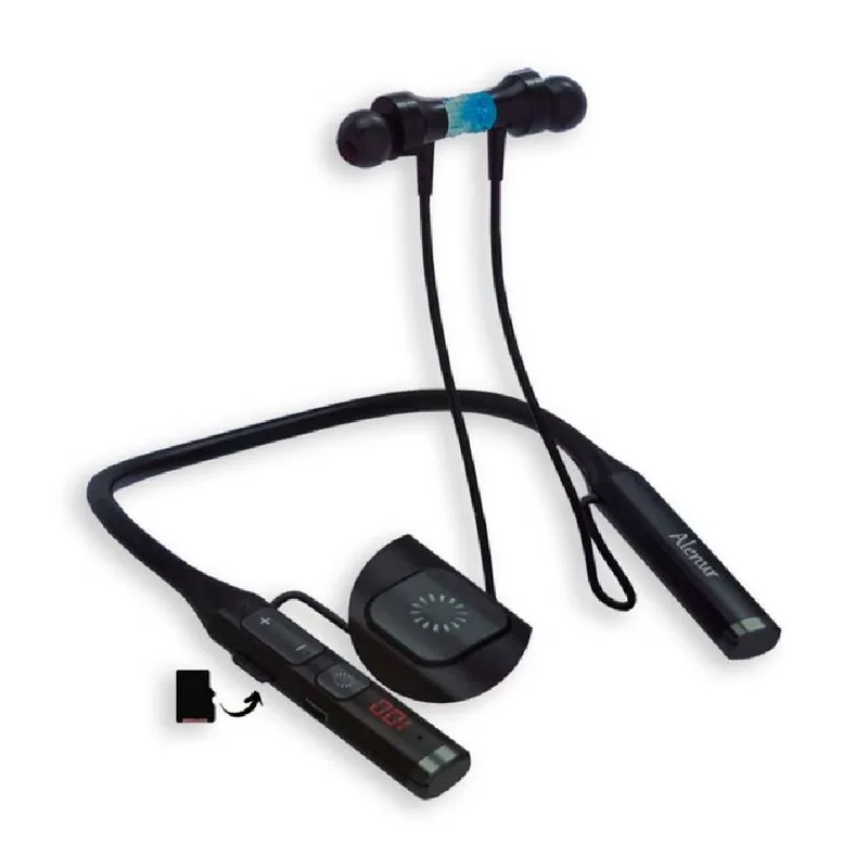 ALENUR - Audifonos Bluetooth Deportivos Alenur Z11 Uktra 80 Horas Negro